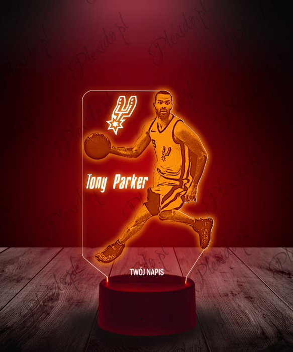 Lampka LED 3D Plexido Koszykarz Tony Parker
