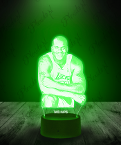 Lampka LED 3D Plexido Koszykarz Shaquille O'Neal NBA