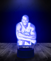 Lampka LED 3D Plexido Koszykarz Shaquille O'Neal NBA