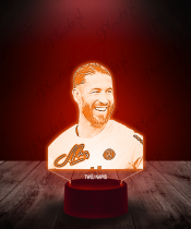 Lampka LED 3D Plexido Sergio Ramos Piłkarz