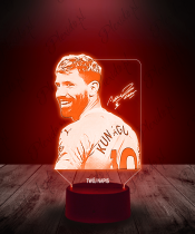 Lampka LED 3D Plexido Sergio Aguero Piłkarz