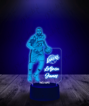 Lampka LED 3D Plexido Koszykarz LeBron James