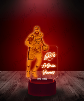 Lampka LED 3D Plexido Koszykarz LeBron James