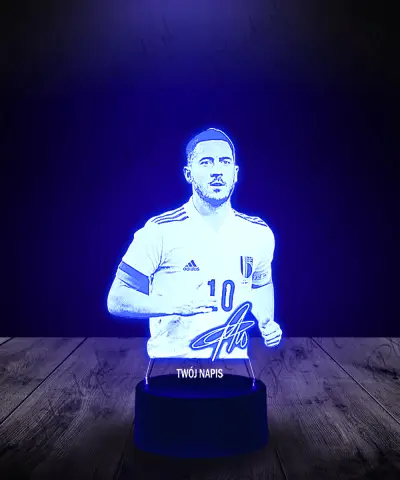 Lampka LED 3D Plexido Eden Hazard Piłkarz