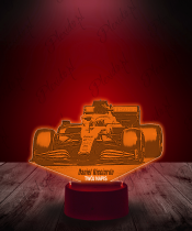 Lampka LED 3D Plexido Formuła 1 Ricciardo
