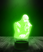 Lampka LED 3D Plexido Aktor The Rock - 3