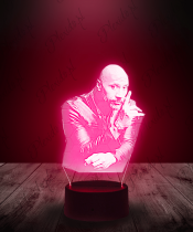 Lampka LED 3D Plexido Aktor The Rock - 2