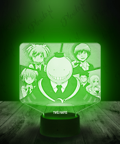 Lampka LED 3D Plexido Assassination Classroom - 3