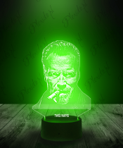 Lampka LED 3D Plexido Aktor Arnold Schwarzenegger