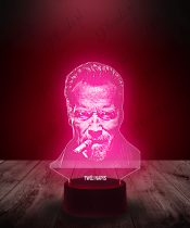 Lampka LED 3D Plexido Aktor Arnold Schwarzenegger