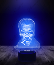 Lampka LED 3D Plexido Aktor Arnold Schwarzenegger
