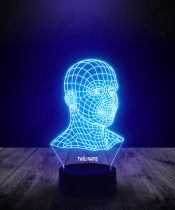 Lampka LED 3D Plexido Korpus Głowa Człowieka