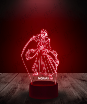 Lampka LED 3D Plexido Amazing Zaraki Kenpachi Bleach - 1