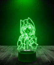 Lampka LED 3D Plexido Chiaki Nanami Danganronpa - 3