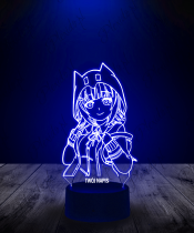 Lampka LED 3D Plexido Chiaki Nanami Danganronpa - 2