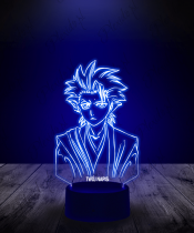 Lampka LED 3D Plexido Angry Toshiro Bleach - 1