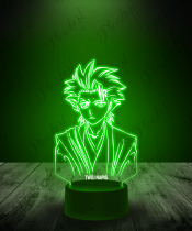 Lampka LED 3D Plexido Angry Toshiro Bleach - 2