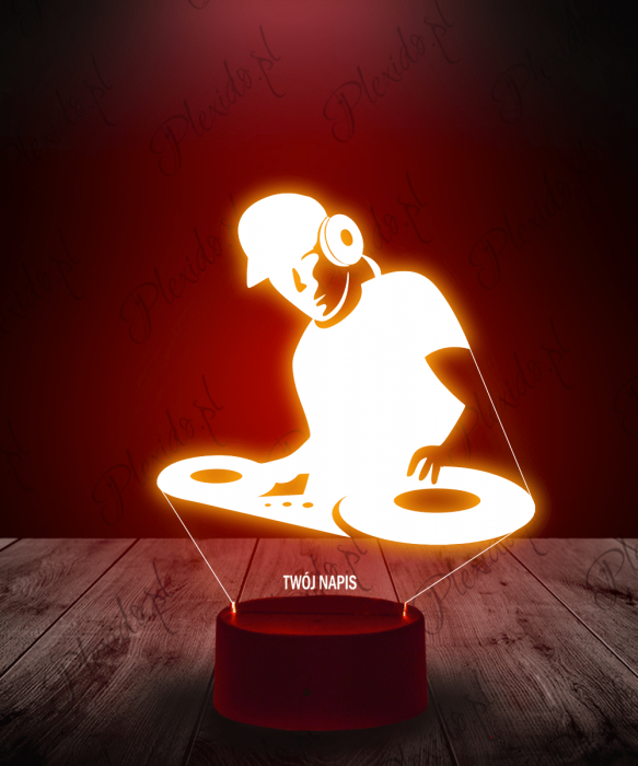 Lampka LED 3D Plexido DJ Konsola Muzyka - 1