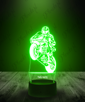 Lampka LED 3D Plexido Motogp Mistrz