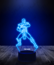 Lampka LED 3D Plexido Gra Mortal Kombat Sub-Zero