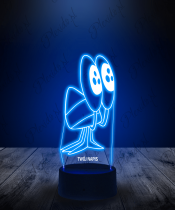 Lampka LED 3D Plexido Bajka Zig i Sharko Ślimak