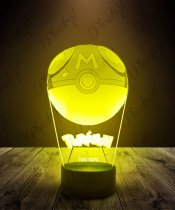 Lampka LED 3D Plexido Pokemon Pokeball