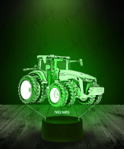 Lampka LED 3D Plexido Traktor John Deere - 1