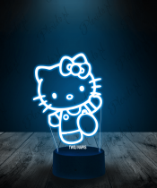 Lampka LED 3D Plexido Hello Kitty Kotek - 2