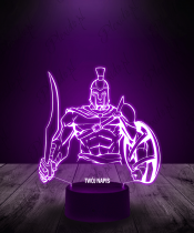 Lampka LED 3D Plexido Mitologia Ares