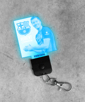 Brelok LED Zawieszka do Kluczy Robert Lewandowski - 3