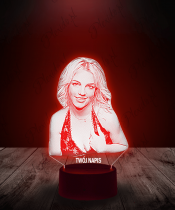 Lampka LED 3D Britney Spears - 3