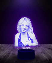 Lampka LED 3D Britney Spears - 2