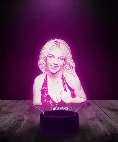 Lampka LED 3D Britney Spears