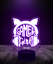 Lampka LED 3D Plexido Gaming Gamer Girl - 3