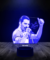 Lampka LED 3D Freddie Mercury - 3