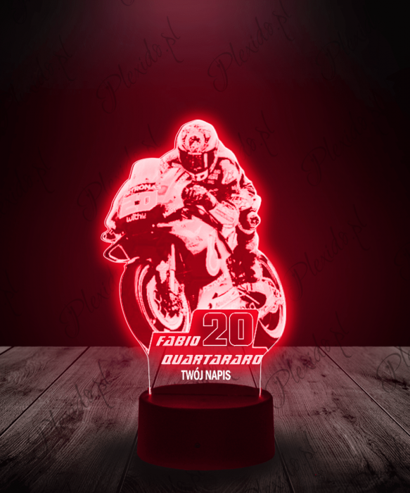 Lampka LED 3D Plexido Motogp Fabio Quartararo