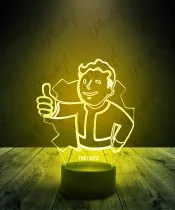 Lampka LED 3D Plexido Fallout Shelter