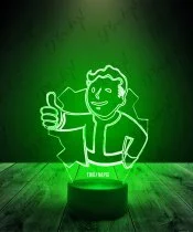 Lampka LED 3D Plexido Fallout Shelter