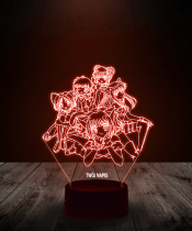 Lampka LED 3D Plexido Tokyo Mew Mew