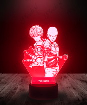 Lampka LED 3D Plexido One-Punch Man Genos