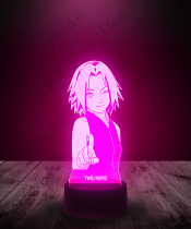 Lampka LED 3D Plexido Naruto Sakura