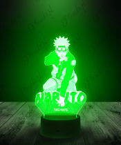 Lampka LED 3D Plexido Naruto Napis Anime - 3