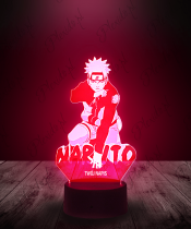 Lampka LED 3D Plexido Naruto Napis Anime - 2