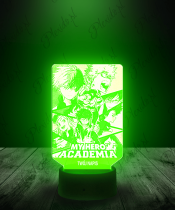 Lampka LED 3D Plexido My Hero Academia Napis