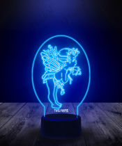 Lampka LED 3D Plexido Dziecko Wróżka Baśń