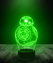 Lampka LED 3D Plexido Gwiezdne Wojny BB-8 - 2