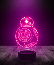 Lampka LED 3D Plexido Gwiezdne Wojny BB-8 - 3