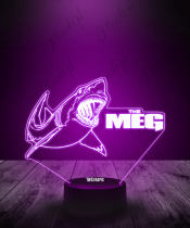 Lampka LED 3D Plexido Film The Meg Rekin - 3