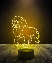 Lampka LED 3D Plexido Mufasa