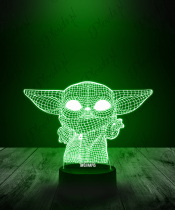 Lampka LED 3D Plexido Gwiezdne Wojny Grogu